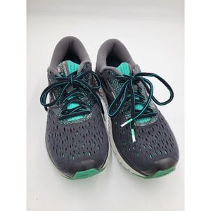 Brooks Glycerin 16 Women's Running Shoes Black‎ Gray Teal Trainers Size 8